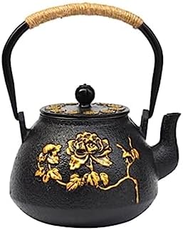 Cast Iron Teapot Set Japanese Style Tetsubin Tea Kettle,Stove by Unknown