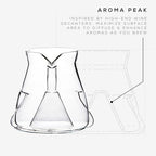ICOSA Brewhouse Avensi Wave Cyclone Coffee Server - Standard 18.6oz/550ml - Image 2