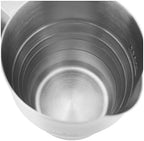 Gravy Boat Stainless Steel Coffee Frothing Pitcher Latte Milk Frothing Cup with Scale 900ml Barista Household Coffee Jug Sauce Jug - Image 4