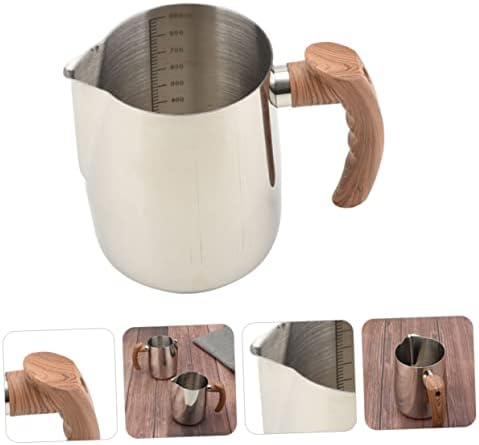 1Pc Pot Resisting Container Soap Measuring Candle Chocolate Steel Cappuccino Spout Boiler Holder Heat- Frothing Stainless Handle Candles Melting Wax Pitcher Scale Cups an - Image 3