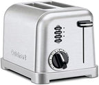 Cuisinart CPT-160 Metal Classic 2-Slice Toaster, Brushed Stainless & CPK-17P1 Electric Cordless Tea Kettle, 1.7-Liter, Stainless Steel - Image 2