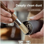 Coffee Powder Cleaning Brush, Wooden Handle, Nylon Bristles - Image 4