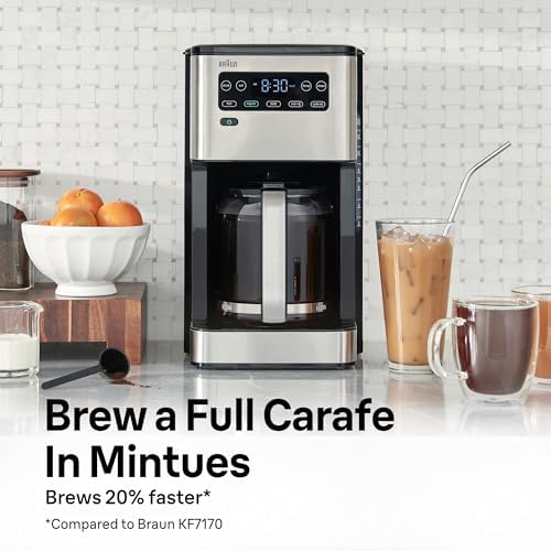 Braun PureFlavor 14-Cup Programmable Coffee Maker w/FlavorCarafe, Hot/Iced - Image 2