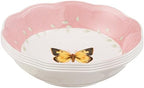 Lenox Butterfly Meadow Porcelain Fruit Bowls, 5.25 Inch, Set of 4 by Lenox