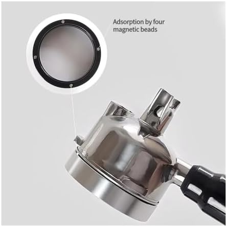 Coffee Catcher Ring for 51mm 53mm 58mm Grinders with Handle and Cloth(Sliver 58mm) - Image 5
