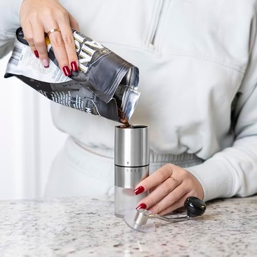Fox Run Manual Coffee Grinder, Hand Crank Coffee Grinder for Espresso and More - Image 4