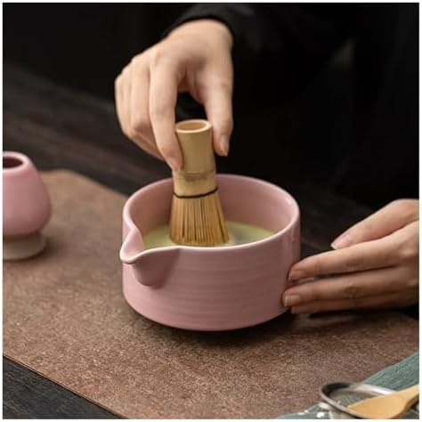Matcha Tea Set 4/8 Piece Powder Kit Bowl Whisk Accessories Holder For Tea-Making Tools(5pcs-001) - Image 3