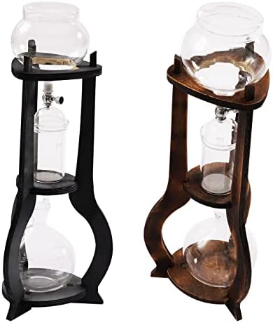 DNYSYSJ Iced Coffee Cold Brew Drip Tower 600ml Coffee Maker Ice Coffee Machine, 6-8 Cup (Grey) - Image 7