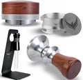 Breville Accessories For Espresso Machine Inludes Rosewood Calibrated Tamper, Adjustable Distributor, Dosing Funnel, Puck Screen & WDT Tool by KNODOS