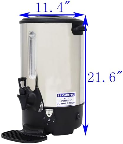 21.7L/22.9QT Hot Water Dispenser Commercial Electric Hot Water Bucket 1500W Fast Boiling with Temperature Control Electric Kettle for Office Restaurant Tea Shop & Event Venues 110V - Image 4