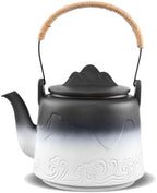 ZENS Ceramic Teapot with Infuser, 33.8oz Japanese Teapot for Loose Leaf Tea by ZENSLIFESTYLE