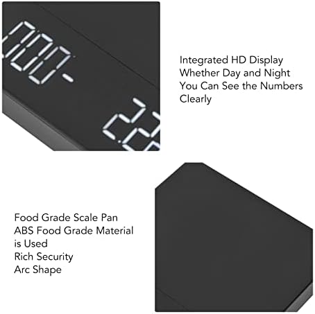 Coffee Scale with Timer Small, Espresso Scale with Timer Small, Espresso Coffee Scale with Timer, 5kg/0.1g High Precision Pour Over Drip Espresso Scale for Pour Over Coffee (Batteries Included) - Image 7