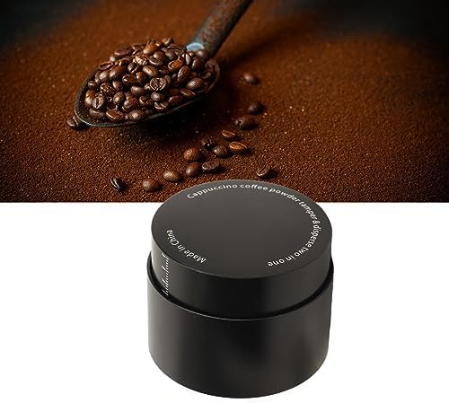 TANIQIACA 51mm 3 in 1 Constant Spring Pressure Coffee Tamper Built in WDT Distribution Needle Threaded Base Aluminum Alloy Espresso Press Tool (Ripple Base 58mm / 2.28in) - Image 4