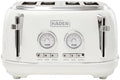 Haden Dorset 4 Slice Wide Slot Stainless Steel Toaster, Ivory & Chrome by Unknown