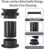 4L Espresso Knock Box, Coffee Grounds Disposal and Recycle Trash Can with Brush, Towel and 100 pcs Collecting Bags, Barista Essential Coffee Accessory for Cafe Shop Home Bars Office Work Breakroom - Image 3
