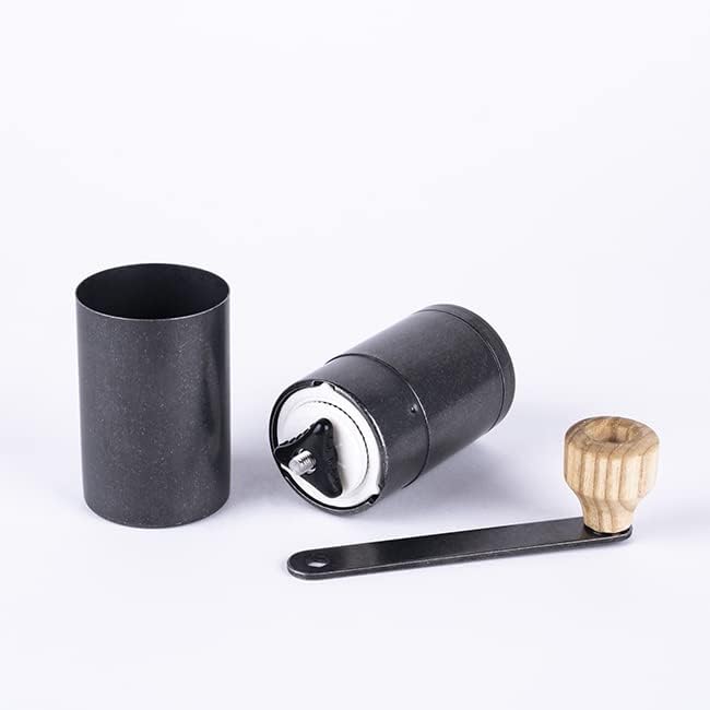 Black Vintage INOX Coffee Mill, Hand Grinding, Ceramic Blade, Stainless Steel, Aging, Unbreakable, Dishwasher Safe - Image 6
