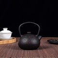 Cast Iron Tetsubin Teapot Teapot Tetsubin Tea Kettle 400ML Mini Handmade Cast Iron Kettle Carbon Furnace Cast Iron Pot Uncoated Teapot Tea Accessories Tea Pot (B 400ml) by Unknown