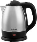 Courant 1.5 liter Cordless Stainless Steel Electric Kettle – 120V electric kettle with 360 Degree Rotational Body by COURANT