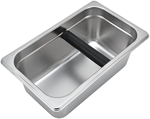 Large Coffee Knock Box, Stainless Steel Coffee Grounds Container, Durable Bucket with Smooth Polished Corners, Waste Bin for Espresso Machine, Perfect for Home Kitchen Use - Image 4