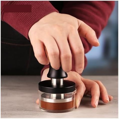 58MM/58.3MM Constant Pressure Coffee Tamper 30lb Espresso Tampers With Calibrated Spring Loaded Professional Barista Tool(58MM Wooden Knob) - Image 6