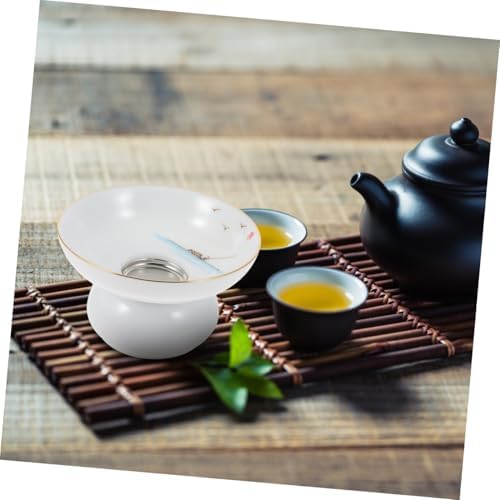 Ceramic Tea Infuser with Stand Holder for Home Office Tea Filtering - Image 6