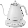 DeLonghi KBOE1230J-W Electric Cafe Kettle with Temperature Setting Function, 1.0 L (1.0 L) White by Unknown