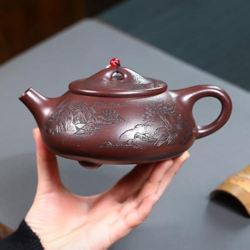 Tea Kettle Handmade Large-capacity Purple Clay Pot For Household Oolong Tea And Loose Tea Ceramic Tea Set Ceramic Tea Infuser - Image 6