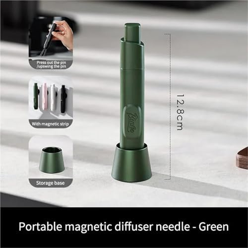 Portable Magnetic WDT Tool, Mini Stainless Steel Telescopic Needle For Coffee Grounds Preparation Anywhere(Green) - Image 2