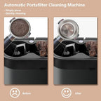 CAFEMASY Automatic Portafilter Cleaner Machine Electric Espresso Coffee Knock Box for Cleaning Espresso Coffee Puck Espresso Accessories Tools for Home or Commercial Coffee Bar - Image 2