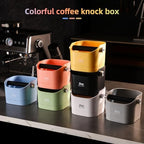 Espresso Knock Box - Bincoo Blue Espresso Machine Knock Box/Espresso Grounds Knock Box, Barista Style Coffee Knock Box for Grounds with Removable Shock-Absorbent Knock Bar and Anti-Slip Base. (Blue) - Image 2