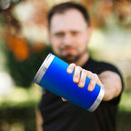 20oz Tumbler with Lid Stainless Steel Tumblers Insulated Mug Dark Blue 6P - Image 2