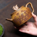 Tea Kettle Creative Handmade Teapot Original Ore High Temperature Mud Kung Fu Tea Set Teapot Ceramic Tea Infuser - Image 5