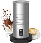 Electric Milk Frother, Stainless Steel Hot/Cold Foam Maker, with LED Display, for Latte & Hot Chocolate,for Home & Office by Unknown