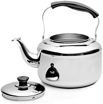 DOITOOL Stainless Steel Water Bottle 5L Stovetop Whistling Tea Pot with Handle Stainless Steel Teapot Tea Kettle Large Capacity Heating Water Kettle Kitchen Accessory For Home Restaurant () Stove - Image 5