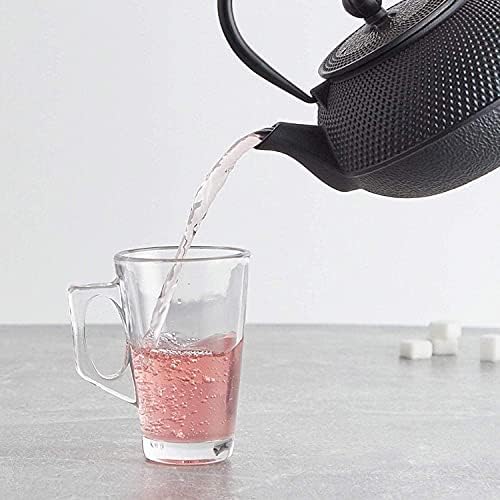 Cast Iron Teapot Large Japanese Tetsubin Kettle with Stainless Steel Infuser for Loose Leaf Tea Teapot Coated with Enameled Interior 1200ml/40oz - Image 5