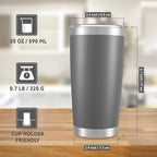20 oz Tumblers Bulk Stainless Steel Tumbler with Lid, 12 Pack - Image 3
