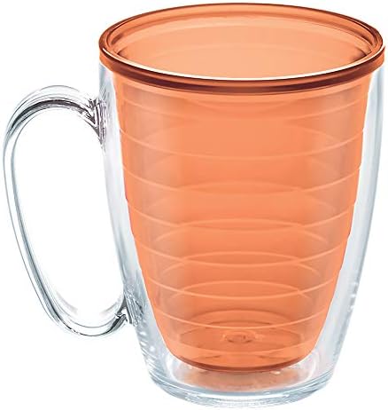 Tervis Clear & Colorful Tabletop - Bright Colors Mug Collection Made in USA Double Walled Insulated Tumbler Travel Cup Keeps Drinks Cold & Hot, 16oz Mug - 4pk, Assorted - Image 4