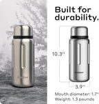 BOBBER 34 oz Vacuum Insulated Stainless Steel Water Bottle with Removable Tea Infuser – Dishwasher Safe, Keeps Drinks Hot for 40 Hours – Triple Walled Coffee Thermo for Hot Drinks (Matte) - Image 6