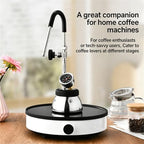 ordinarYone 300ML Stainless Steel Milk Frothing Pitcher With Ergonomic Handle Portable Milk Frother For Home Or Cafes - Image 5