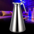 Vacuum Insulated Jug Thermal Coffee Carafe Flask Stainless Steel, Durable Thermos Hot and Cold Tea Coffee, for Home, Office, Hotel(1.5L) - Image 2