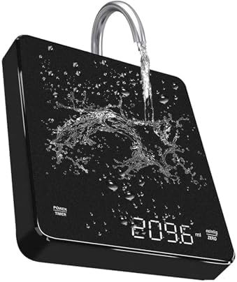 Mini Coffee Scale with Timer for Espresso and Pour Over Coffee Waterproof Surface Rechargeable with Auto-Timer LED Display by Unknown