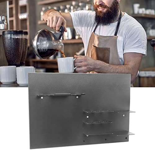 Coffee Portafilter Holder Neat Storage and Easy Installation for Cafe (Gray) - Image 4