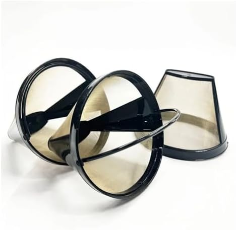 Genérico 1/3/5pcs Cone Shape Coffee Filter Mesh Basket Stainless Steel Refillable Tea Water Separator Reusable Filters(3pcs) - Image 3