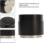 TANIQIACA 51mm 3 in 1 Constant Spring Pressure Coffee Tamper Built in WDT Distribution Needle Threaded Base Aluminum Alloy Espresso Press Tool (Ripple Base 58mm / 2.28in) - Image 5