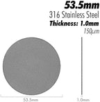 1PCS Coffee Puck Screen 51/53.5 58.5MM 316 Stainless Steel Portafilter Filter Plate Lower Shower For Espresso Machine 150um(53.5mm 1.0mm) - Image 2