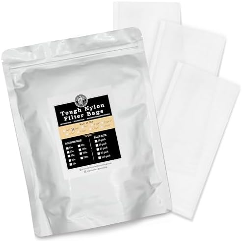Gutenberg's Dank Pressing Co. 3x6 inch tough micron filter bags 25-50 Packs (50-Pack, 50 Micron (u)) by GutenbergsDankPressingCo