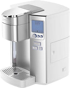 Cuisinart Coffee Maker, Single Serve 72-Ounce Reservoir Coffee Machine, Programmable Brewing & Hot Water Dispenser, Stainless Steel, White - Image 2