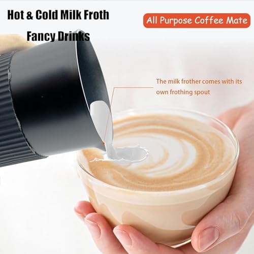 480W Automatic Milk Frother, 200ML Electric Moka Pot, Espresso Coffee Maker,Slow Extractio, for Kitchen, Coffee Shop, Restaurant (1) - Image 3