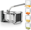 French Fry Cutter, Sopito Professional Stainless Steel Potato Cutter with 1/2", 1/4", 3/8" & Wedge Blades for Potatoes, Carrots, Apples by Sopito