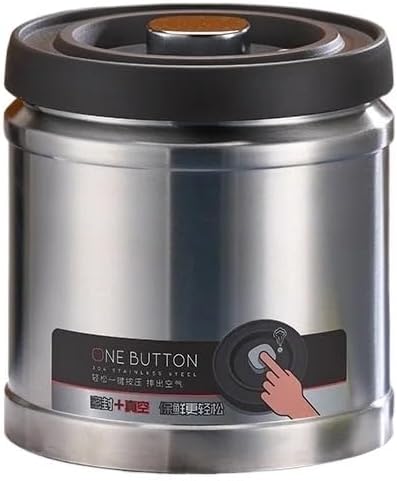 KeKee Coffee Bean Vacuum Sealed Container 750 ML / 1100 ML / 1600 ML Airtight Food Storage Jar Moisture-Proof and Odor-Resistant Ideal for Coffee Tea and Dry Goods Preservation(1600ml) by Unknown